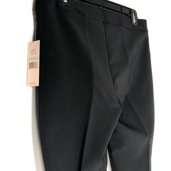 Nanette Nanette Lepore NWT Women's Very Black Plus Size Zip Front Pants - Picture 3 of 4
